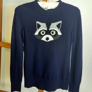 Kate Spade Raccoon Cashmere Sweater